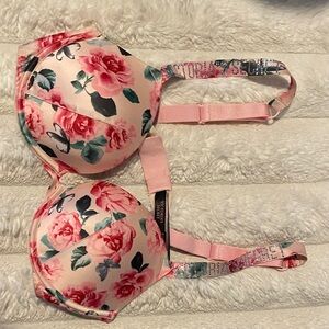 Victoria's Secret Pink Floral Bra